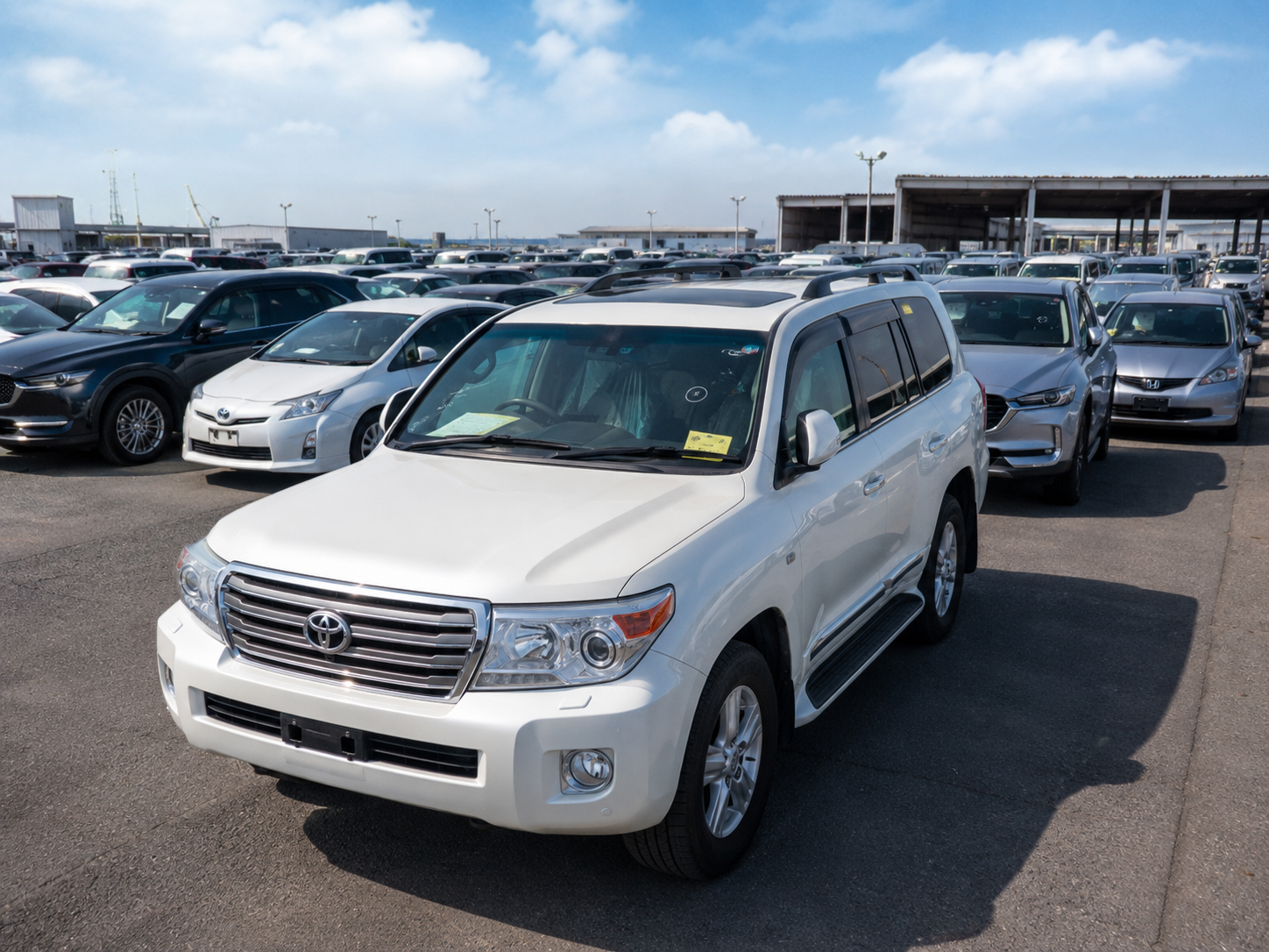 Toyota Land Cruiser and used vehicles sourced for export